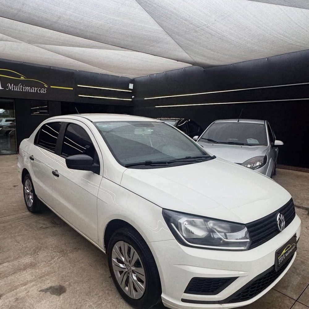 🚗 Voyage 1.0 2022-2023 completasso!Banco de couro, multimídia, chave reserva e manual 🔑💰 Apen (3)