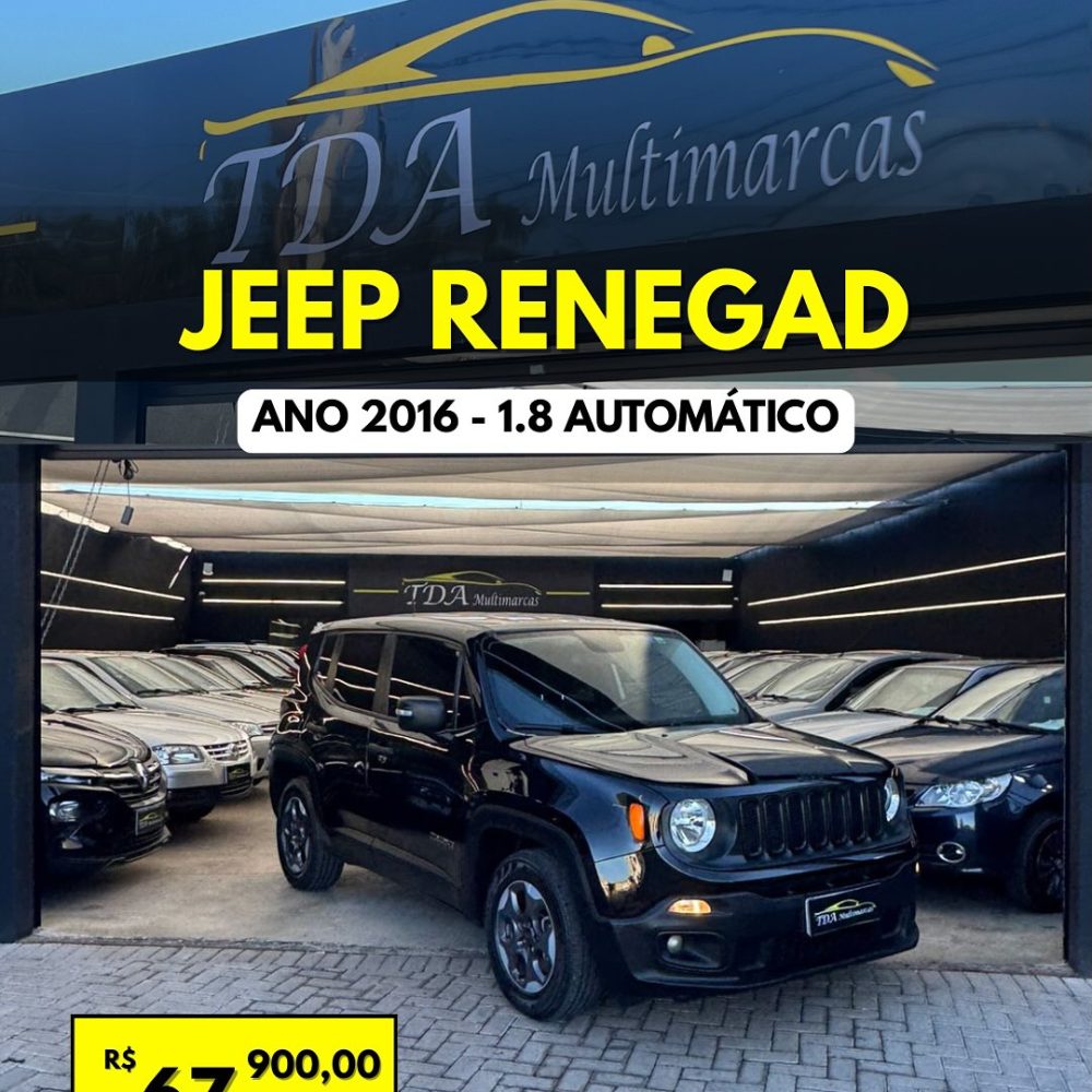 🚙 JEEP SPORT 1.8 4x2 Automática – 2016 🚙✨ Conforto, potência e estilo para qualquer aventura!✅